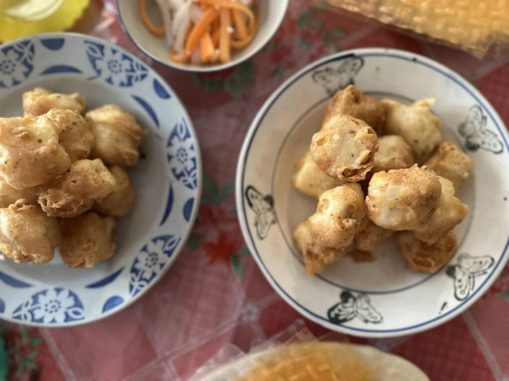 豆腐の黒胡椒揚げ