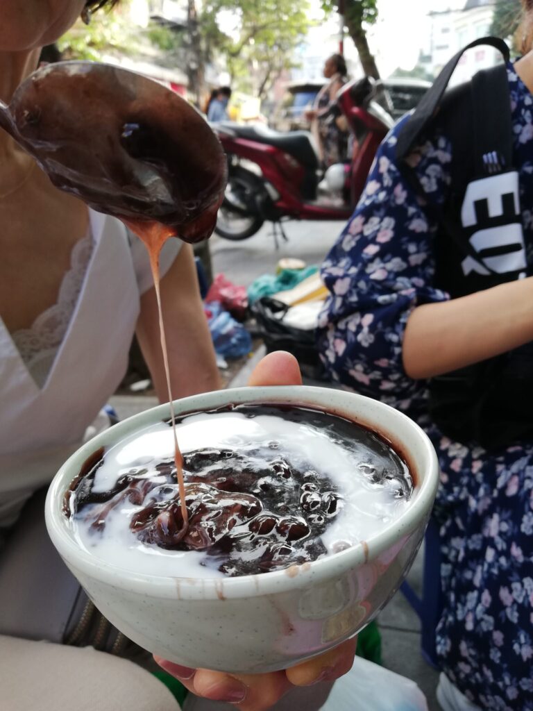 黒米と小豆のチェー
