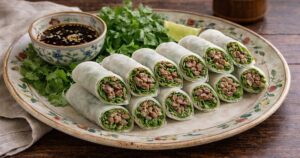 goi cuon thit nuong 焼き肉生春巻き