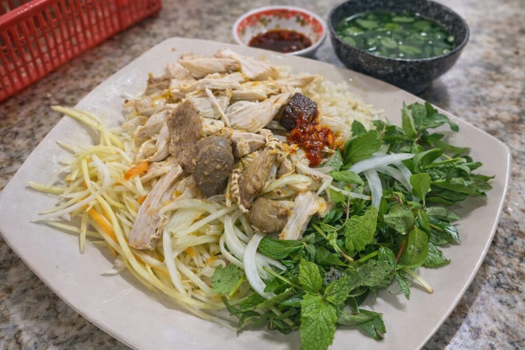 ホイアン式チキンライス