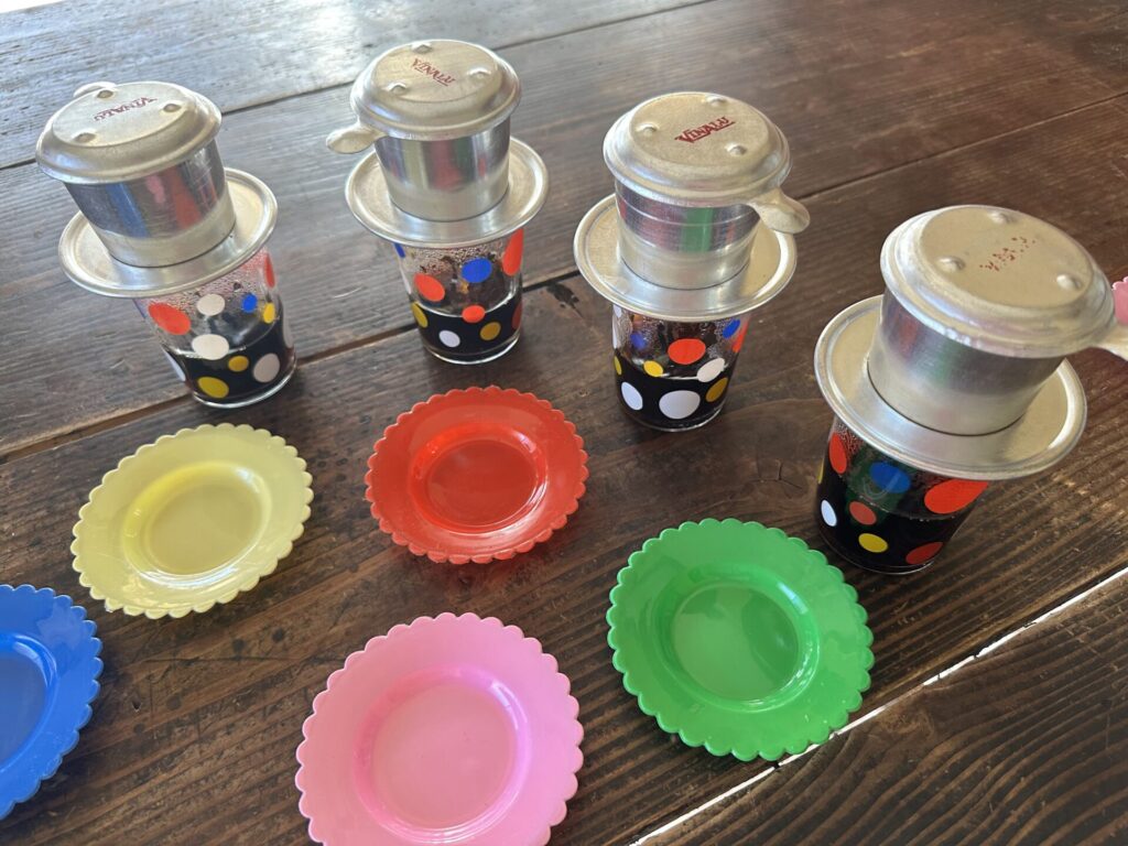 食後のベトナムコーヒー