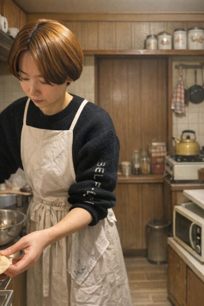 ベトナムのおかってレッスン風景