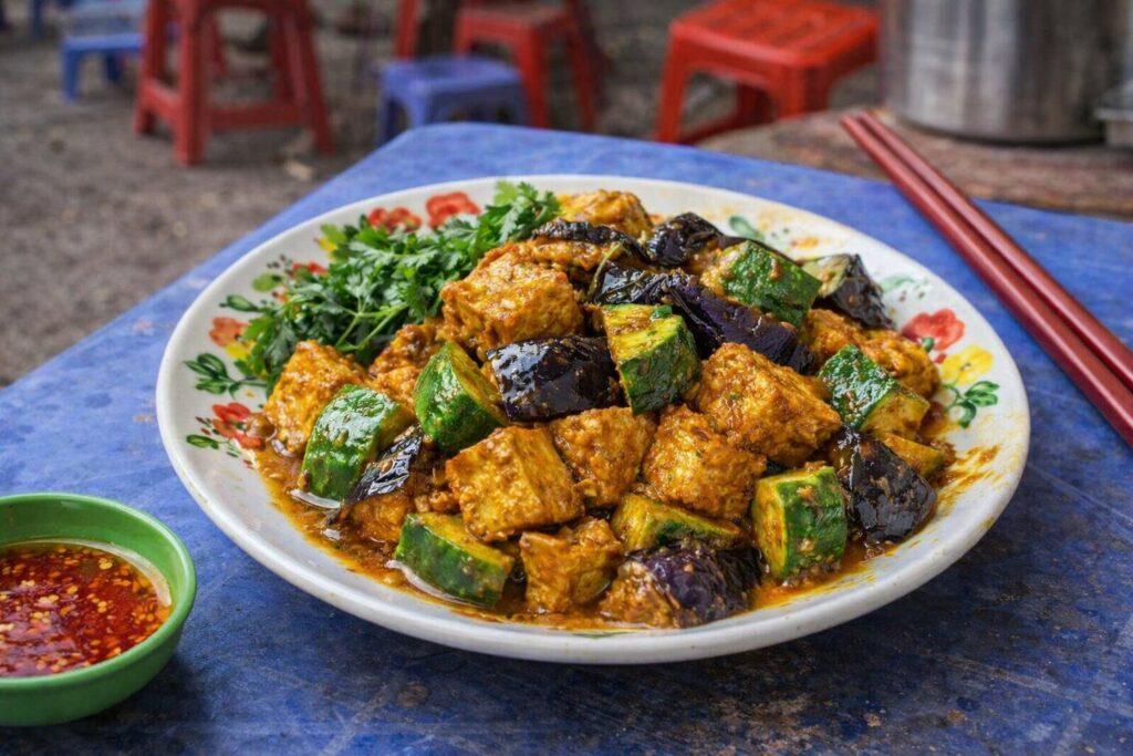 豆腐とレモングラスのカレー炒め煮