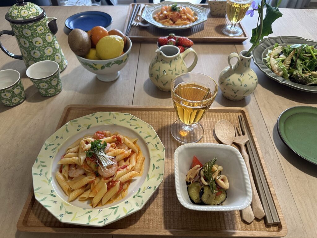 阿部慎太朗さんの器で楽しむランチ