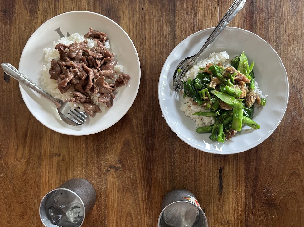 2026年夏にランパーンで旅した時のタイ料理